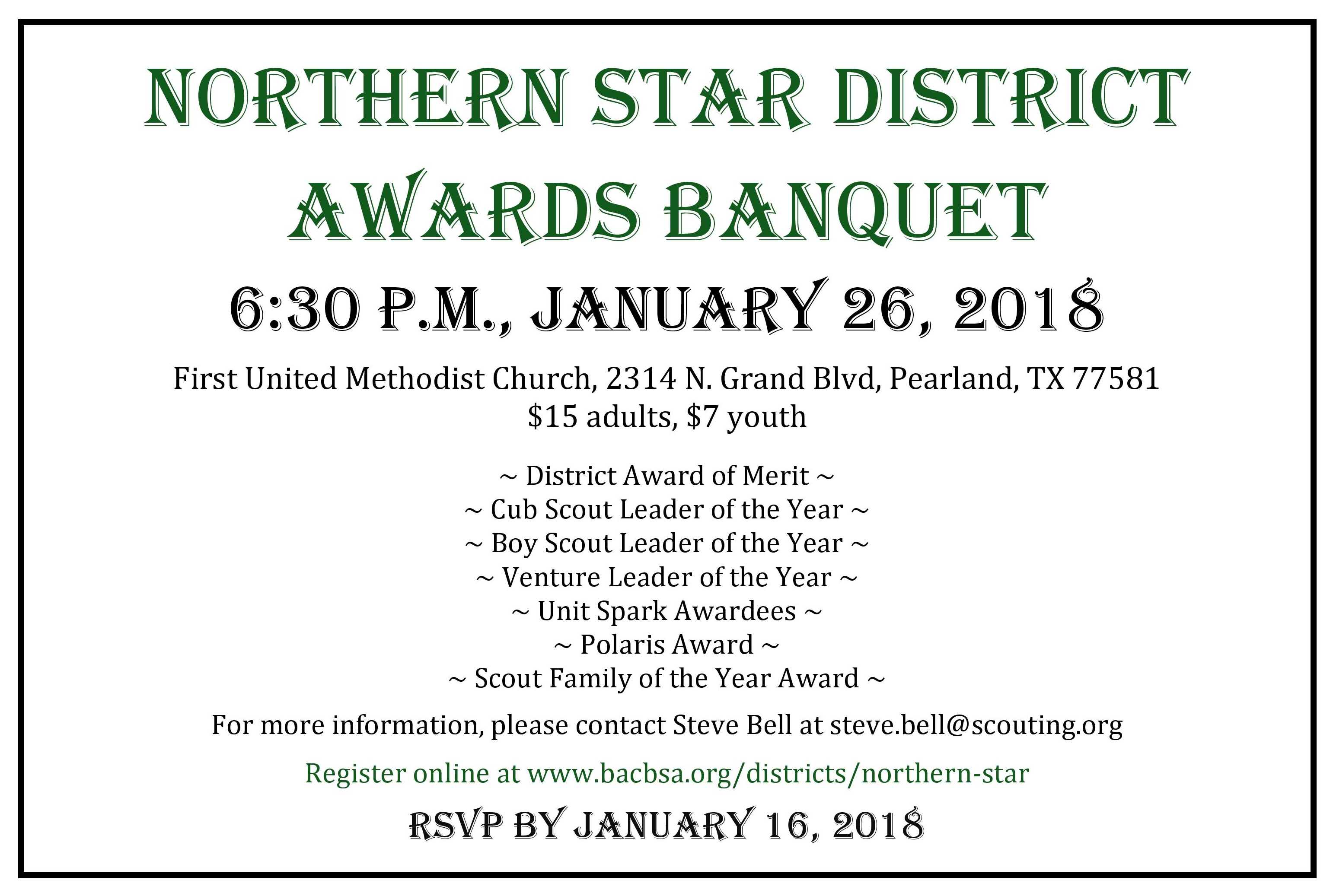 Northern Star District Banquet